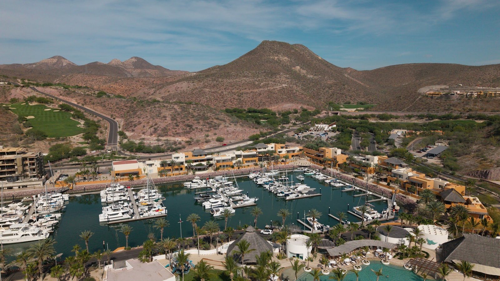 Aerial view of Marina Puerto Cortés